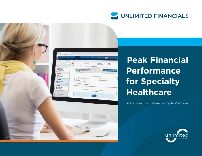 Specialty Healthcare brochure cover